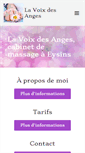 Mobile Screenshot of lavoixdesanges.ch